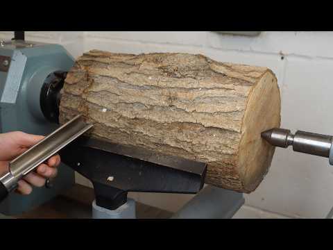 Woodturning - Hidden Surprise in this Ash Log!