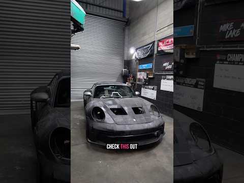3D printing an ENTIRE supercar 👀 #3dprinting #porsche #gt3