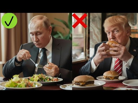 الطعام الذي يخفيه رؤساء العالم… ما يأكله بوتين وترامب لن تتوقعه!