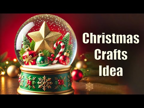 Simple way to create a snowflake🎅 Christmas tree toys🎅 New Year tree decoration ideas