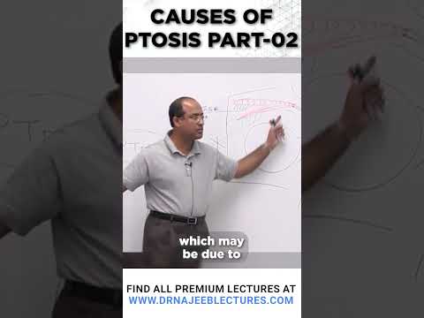 Causes of Ptosis Part 02 #drnajeeblectures #drnajeeb #shortvideo