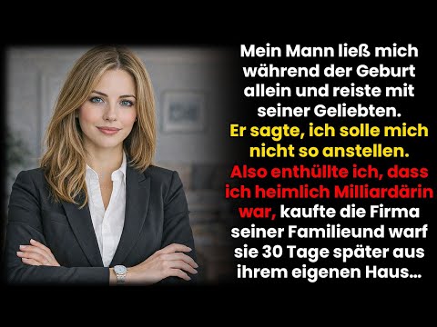 Mein Mann ließ mich allein bei der Geburt unseres Babys — und reiste mit seiner Geliebten