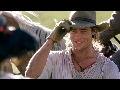 颜值巅峰的皮特让浪子具象化了，耗时17年才登上荧屏的西部史诗，31万人打出8.7高分，21分钟看完1997年布拉德·皮特爱情电影《燃情岁月》