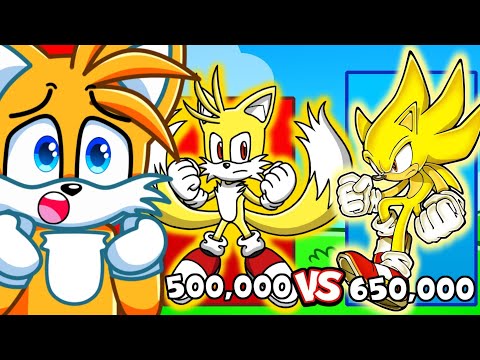 SUPER SONIC vs SUPER TAILS Power Level Comparison