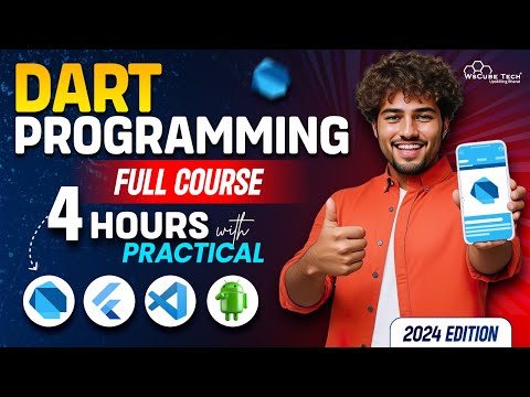 DART Tutorial for Beginners (2025) | Learn Flutter Dart Programming in 4 Hours with Practical