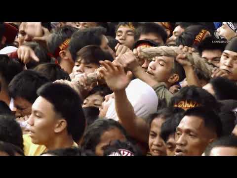 Scenes from Traslacion 2026 as Jesus Nazareno passes through Finance Road
