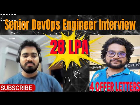 Excellent Senior DevOps Engineer Real Interview For 5 to 8 years Experienced || Candidate 6