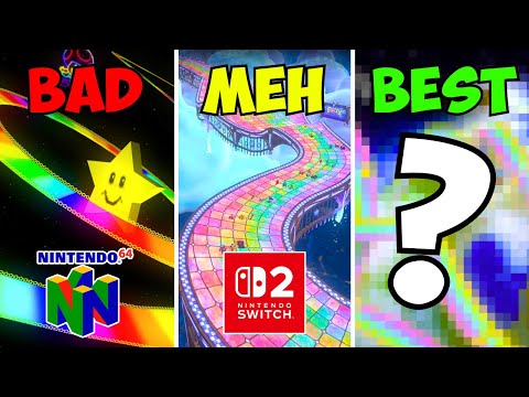 Ranking Rainbow Road in Every Mario Kart Game (1992-2025)
