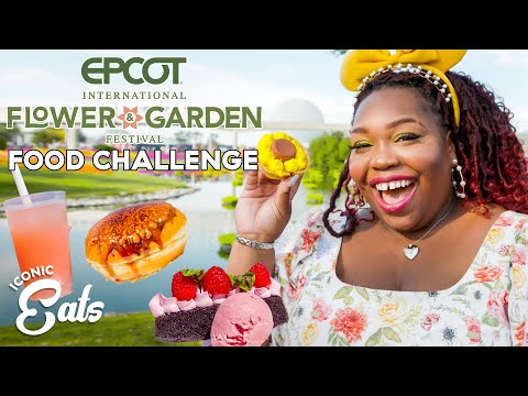 Ultimate EPCOT Challenge: Trying All Of The Flower & Garden Treats | Delish