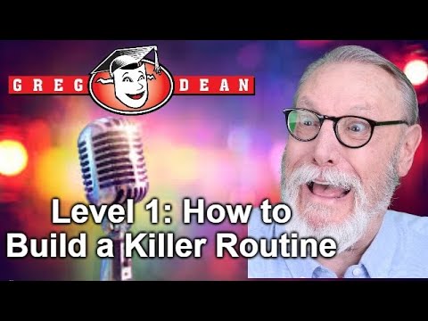 🎤Build a Comedy Routine Webinar Beginner Classes Greg Dean #comedians #standupcomedy #jokewriting