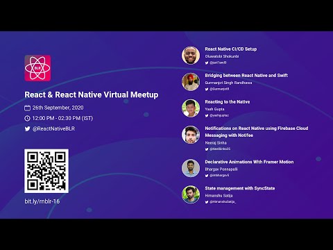 React & React Native Virtual Meetup #16 | RNBlr x GeekyAnts
