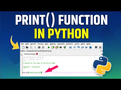 Python Print() Function - Learn Python Print Function in Hindi | Python Tutorials