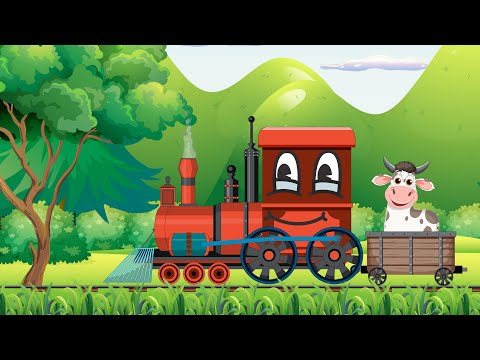 Der bunte Tierzug – Eine fröhliche Kinderliedreise  (Lerne Farben und Tiere!)