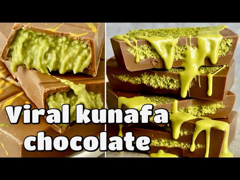 This Viral Dubai Chocolate Bar Broke the Internet / Kunafa chocolate bar.