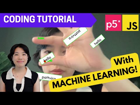 p5.js Coding Tutorial | Interactive Fridge Magnets (with ml5.js - handPose)