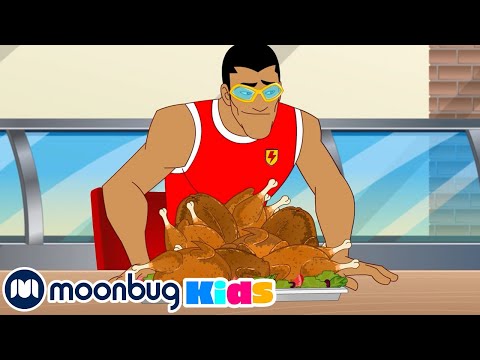 SUPA STRIKAS S05 E61 The Determinator | Football Cartoon | MOONBUG KIDS - Superheroes