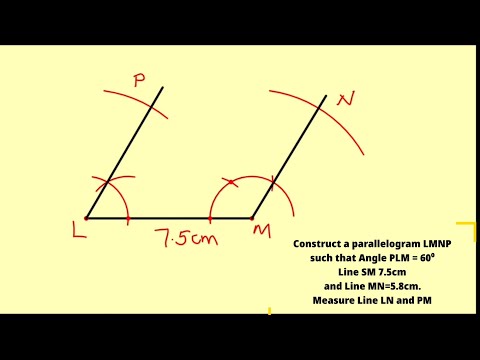 How to construct a parallelogram