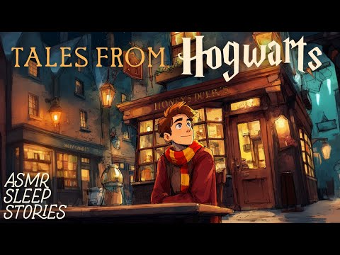 Exploring Hogsmeade Village | Cozy Harry Potter Lore & Tales | Hogwarts Sleep Stories ASMR Ambience