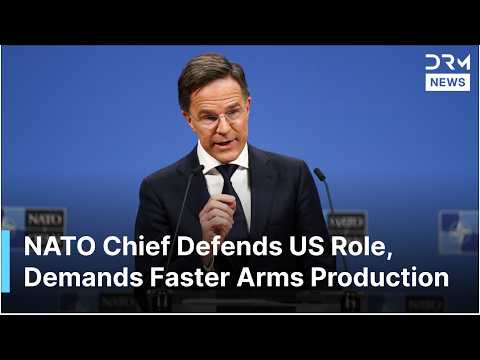 BREAKING NEWS: NATO Chief Defends Trump & US Role, Demands Faster Arms Production in Brussels | AC1G