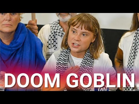 Greta Thunberg hilariously mocked as she jumps up and down upon her return to Sweden