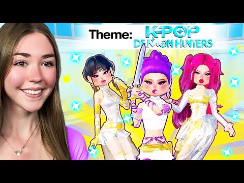 ONLY Being K-POP DEMON HUNTERS In DRESS TO IMPRESS!