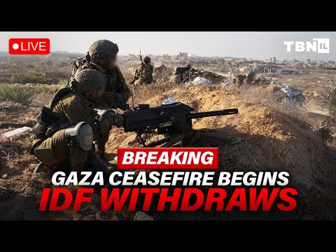 BREAKING: Gaza Ceasefire Begins, IDF Pulls Back Forces; Hamas Collects Hostage Remains | TBN Israel