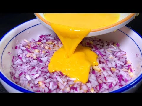 Don't fry the onion, pour in 3 eggs, my family eats it 6 times a week, it's so fragrant