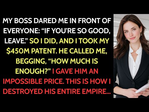 My Boss Dared Me To Leave, So I Did And Took The $450M Patent With Me...