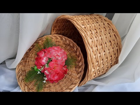 КОРЗИНА из бумажных трубочек