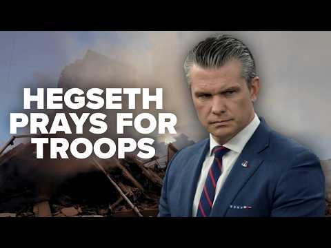 ANALYSIS: Hegseth ends Pentagon briefing with PRAYER after most INTENSE STRIKES on Iran