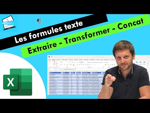 Les formules de texte sur Excel