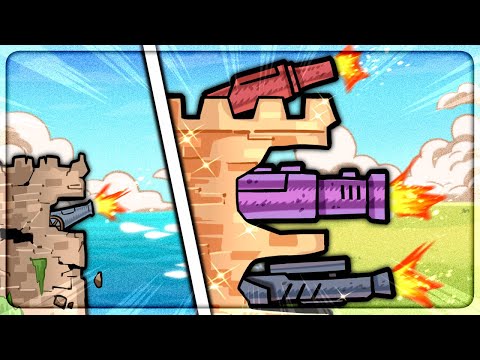 Upgrading A Cannon Until It DESTROYS EVERYTHING