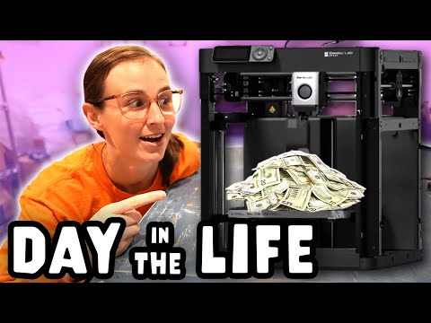 Day in the Life - Running my Small 3D Print Farm - Preparing for Christmas Sales