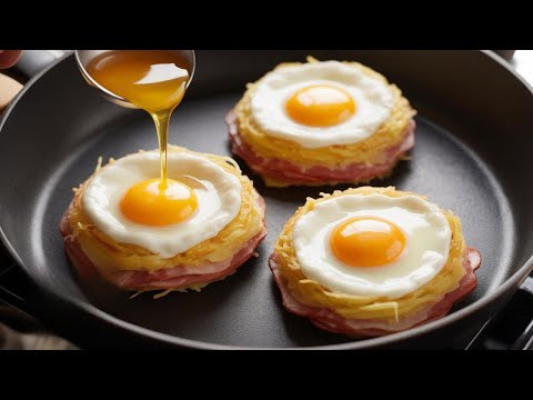 You Won't Believe This Potato Egg Trick! Make Crispy Potato Nests in Minutes!
