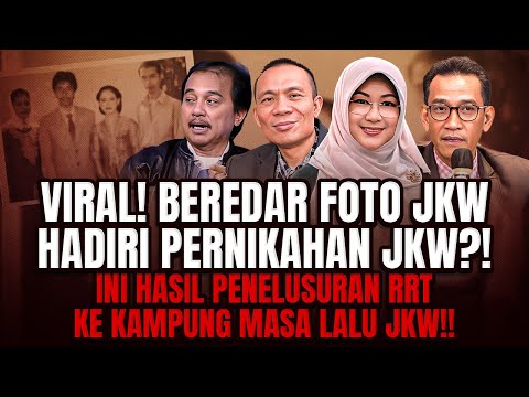 VIRAL! BEREDAR FOTO JKW HADIRI PERNIKAHAN JKW?! INI HASIL PENELUSURAN RRT KE KAMPUNG MASA LALU JKW!!