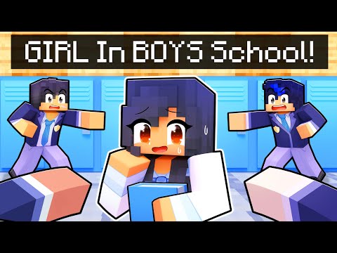 GIRL in an ALL BOYS Minecraft School!