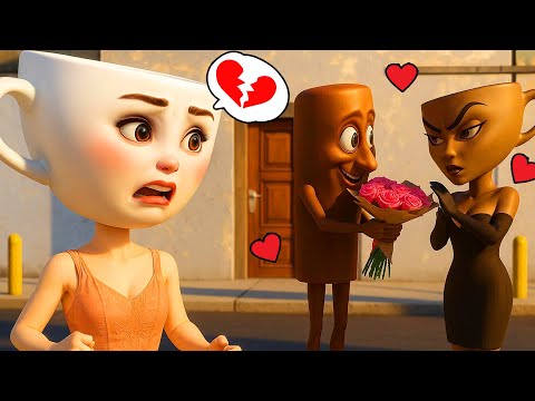 Ballerina Cappuccina Screat love with Tung Tung Sahur in Granny House | Funny Horror Animation