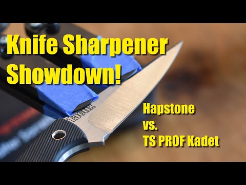 Sharpener Showdown!  Hapstone vs. TS PROF Kadet