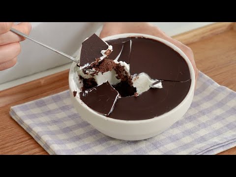3 minutes ready! Make delicious dessert with leftover bananas (No flour recipe)