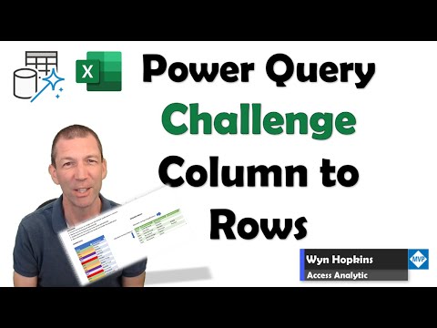 Power Query Convert Columns to Rows for groups and expand columns dynamically in 2 ways