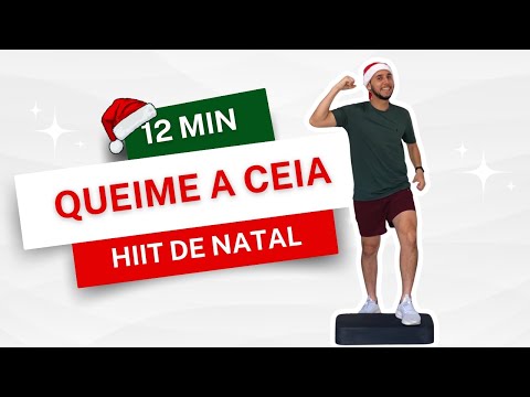 HIIT Cardio de Natal | 12 Min para Queimar Antes da Ceia