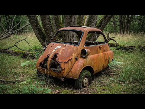 First Start After 40 Years: BMW Isetta Barn Find Restored from Forest to Highway Speed inJust 2 Days