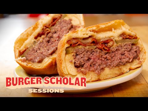 How to Cook a Deep-Fried Bacon Burger with George Motz | Burger Scholar Sessions