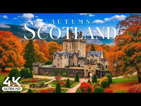 🍂 Autumn of Scotland 4K UHD 🍁Golden Highlands, Misty Glens, Ancient Castles & Celtic Mountain Magic