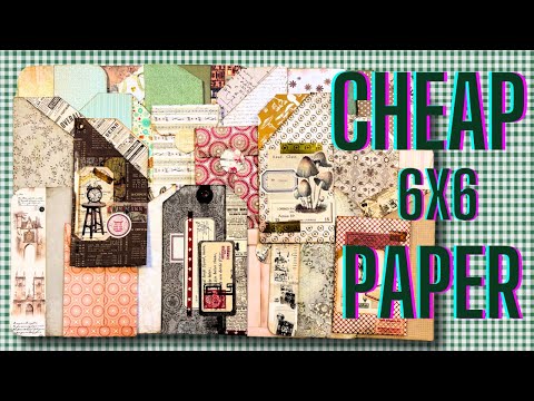 CHEAP 6x6 PAPERPAD PROJECTS  - EASY BEGINNER TUTORIAL - MASS MAKE MARCH EP.7 #massmakemarch2025