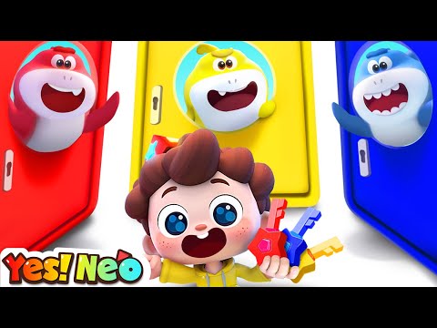 Baby Shark Escape Room | Learn Colors with Baby Shark | Nursery Rhymes & Kids Songs | Yes! Neo