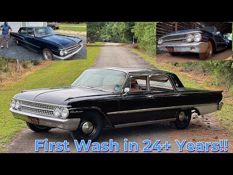 BARN FRESH 1961 Ford Galaxie 390! First Wash & Detail in 24+ Years!!