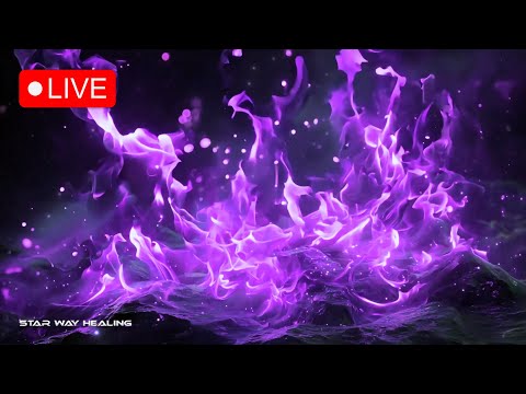 852Hz + 963Hz VIOLET FLAME • SUPPORT CLEARING KARMIC ENERGIES • REIKI • MEDITATION MUSIC