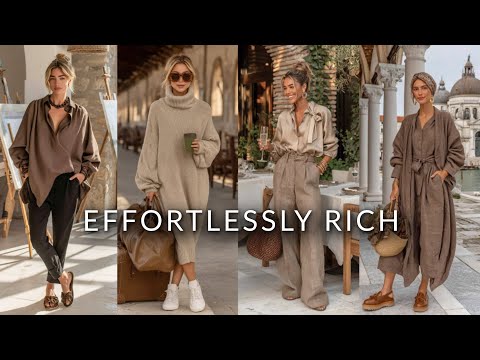 7 Quiet Luxury Outfits to Look Effortlessly Rich & Elegant | Golden Glamour Chic Essentials
