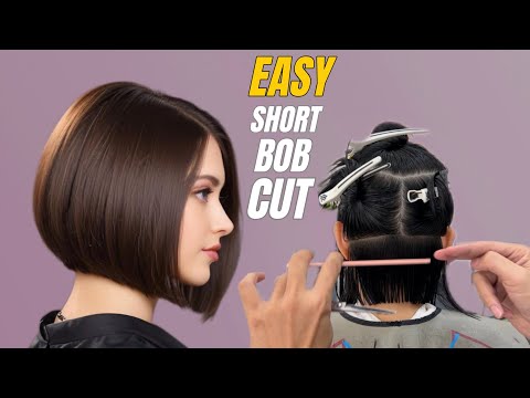 How to Cut The Perfect Short Bob Haircut | Professional Short Bob Haircut Tutorial (Step-by-Step)